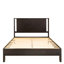 Lit plateforme en bois massif avec tête de lit rustique Ethan-521064910-507602043