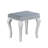 Glam Style Vanity Set With Padded Stool, 8Mm Glass Top, Storage Drawers, And LED Mirror For Luxurious Bedroom Decor