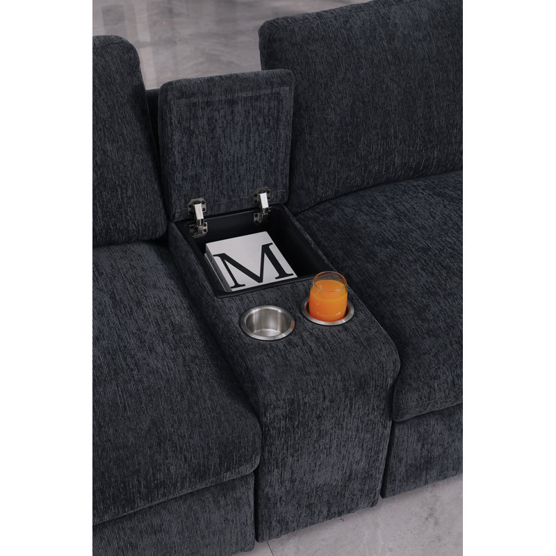 Modular Sofa With 4 Seater, Gray