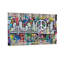 Symbole de paix de la mode, impression de graffiti de paysage urbain-121793028