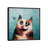 Bebe and Bee by Vicky Mount - Floater Frame Graphic Art on Canvas-1110816954-1110725725