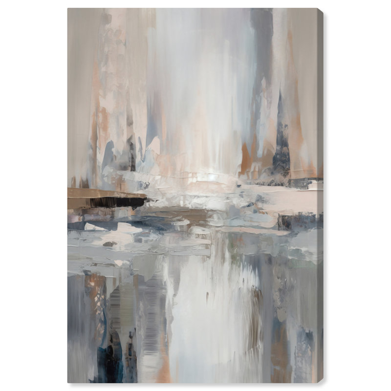 «Forland Abstract Cityscrapers» sur impression sur toile, H 30 po x l 20 po x P 0,8 po
