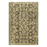 Rug & Kilim’S Distressed Rug In Beige-Brown With Herati Floral Patterns