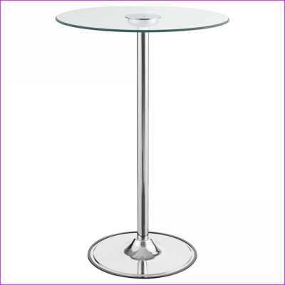 Chrome Glass Top LED Coffee Table with Reflective Finish, Easy-Clean Surface &amp; Cozy Warm Glow