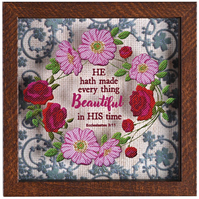 Framed Art He Hath Made Every Thing 8x8