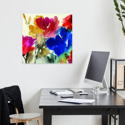 Aquarelle, art floral délicat et paisible