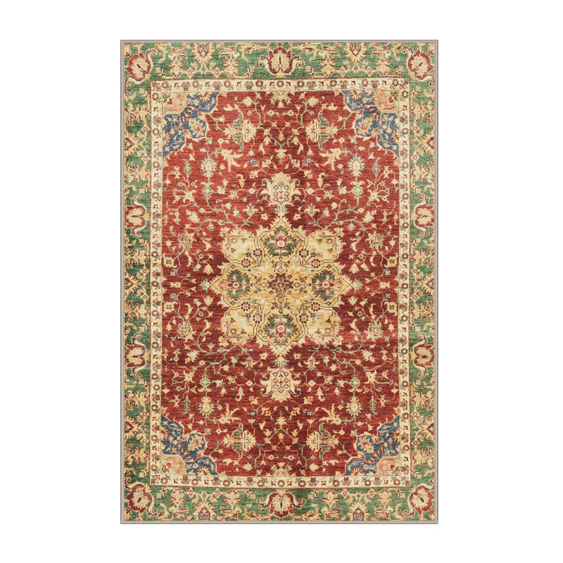 Oriental Indoor Rug, Rectangle 5' x 8'
