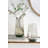 Decorative Glass Vase With Smoked Gray And Brown Design-144226394