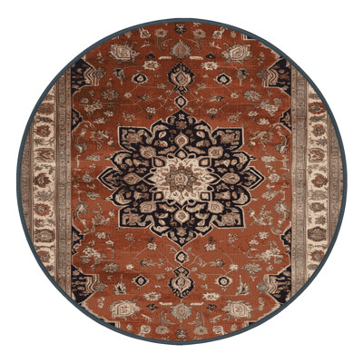 Tapis brun lavable à la machine