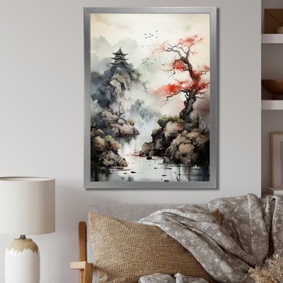 " Asian Art Samurais Landscape I "