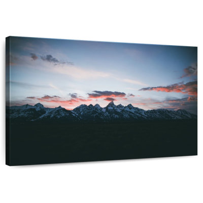 Alvord Wyoming Winter Sunset