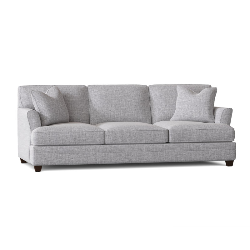 Harriss Upholstered 91'' Sofa, Zuma Pumice Textured Linen