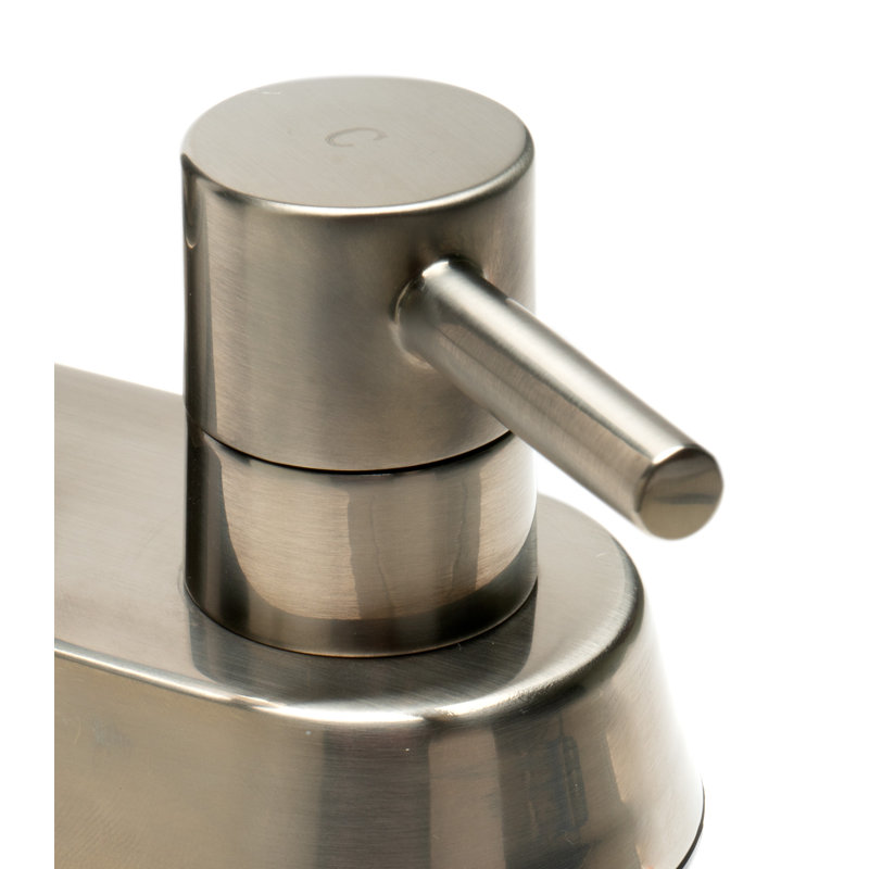 Robinet de salle de bain à centre, Nickel brossé