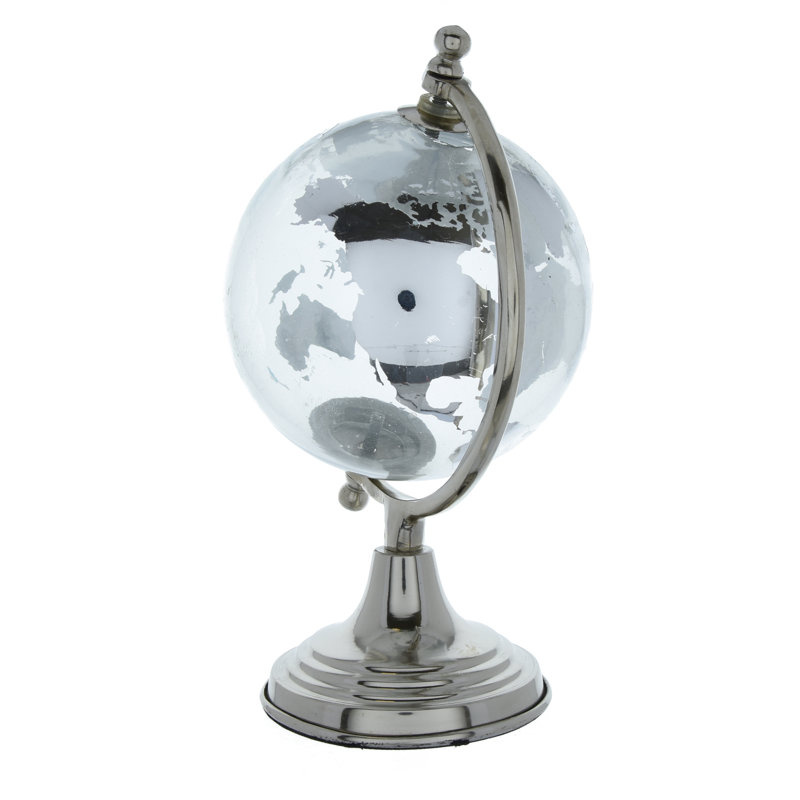 Plastic / Acrylic Tabletop Globe, 24cm H x 14cm W x 14cm D
