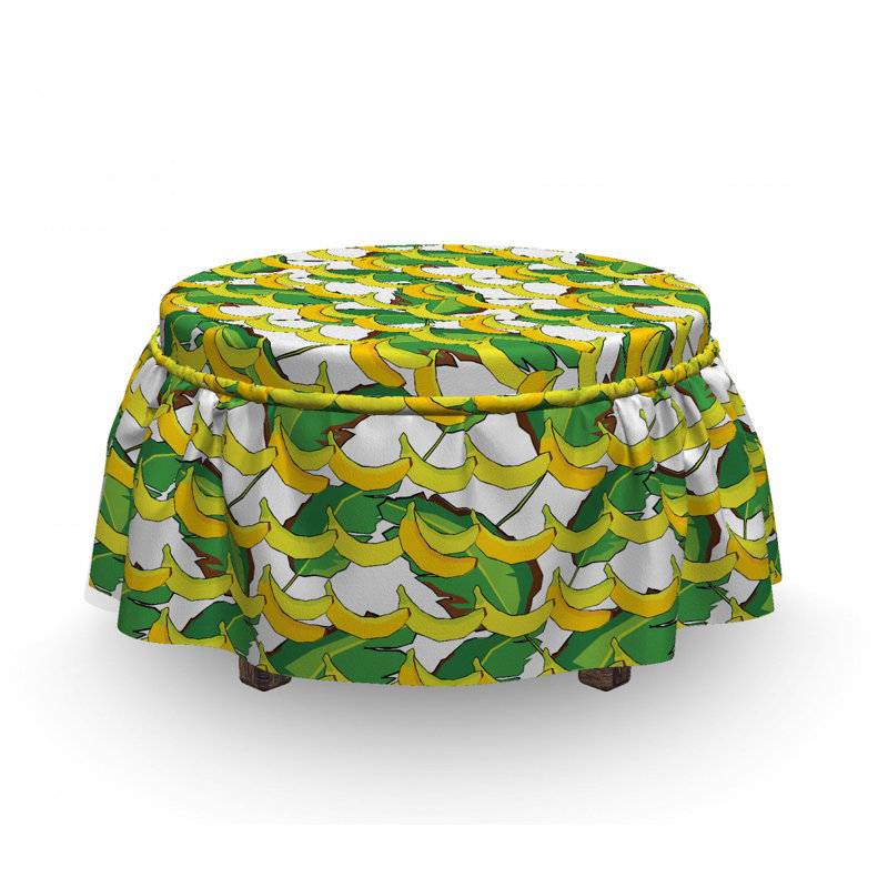 Box Cushion Ottoman Slipcover