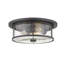 Plafonnier encastré cylindrique simple 15,75 po Attah-1194303651
