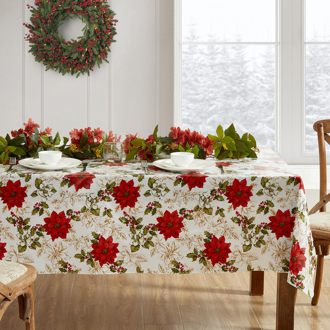 Armiya Floral Vinyl Tablecloth The Holiday Aisle® 