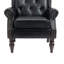 Chaise avec accoudoirs et structure en bois-607832693