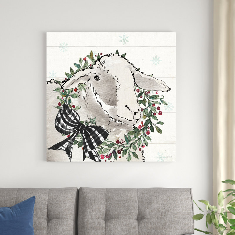 Noël moderne de ferme moderne, H 36 po x l 36 po