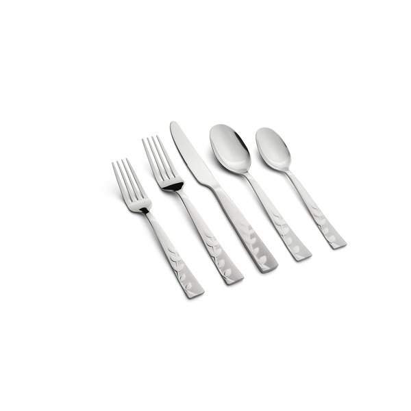 24-Pcs Black Butterfly Silverware Set Service for 4 Stainless Steel Flatware  Set