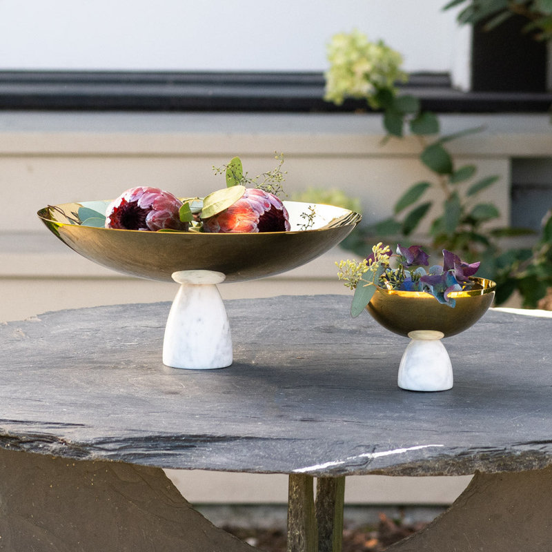 Anna New York Fruit Bowl, Gold