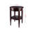 Luciano Brown Round End Table with 1-Drawer for personal items, 22.29'' H X 17.19'' W X 17.19'' D