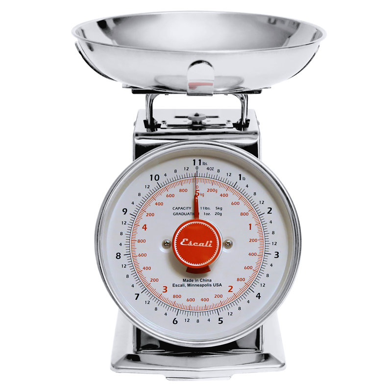 Balance à cadran avec bol Escali Mercado 11 lb