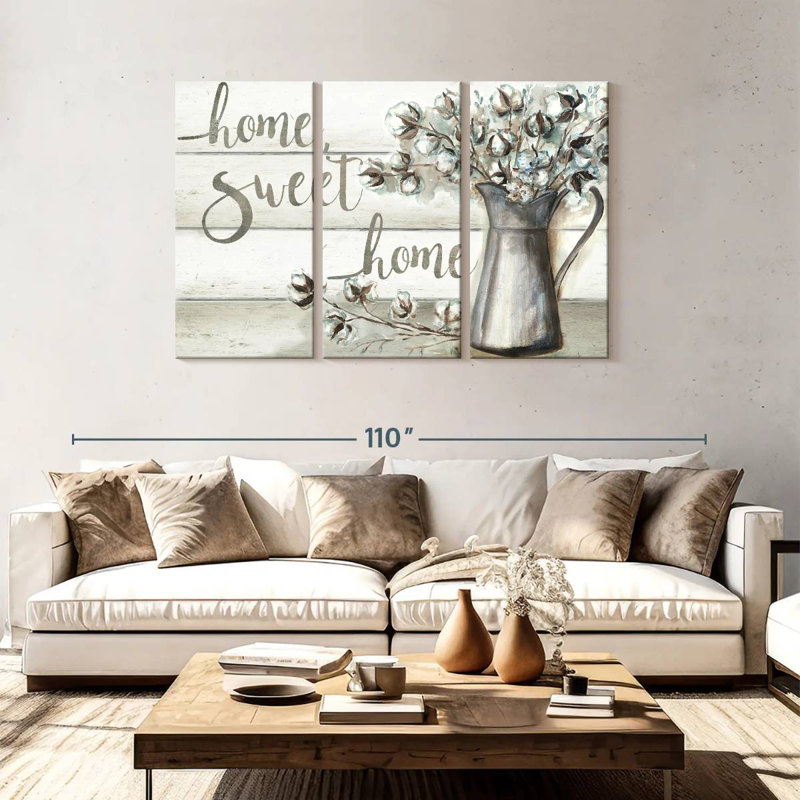 Plaque murale Farmhouse, H 48 po x l 74 po