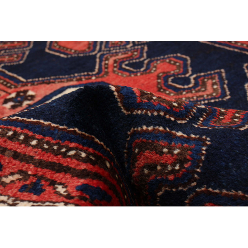 Tapis de couloir unique en laine 3 pi 5 po x 9 pi 9 po Yorisane