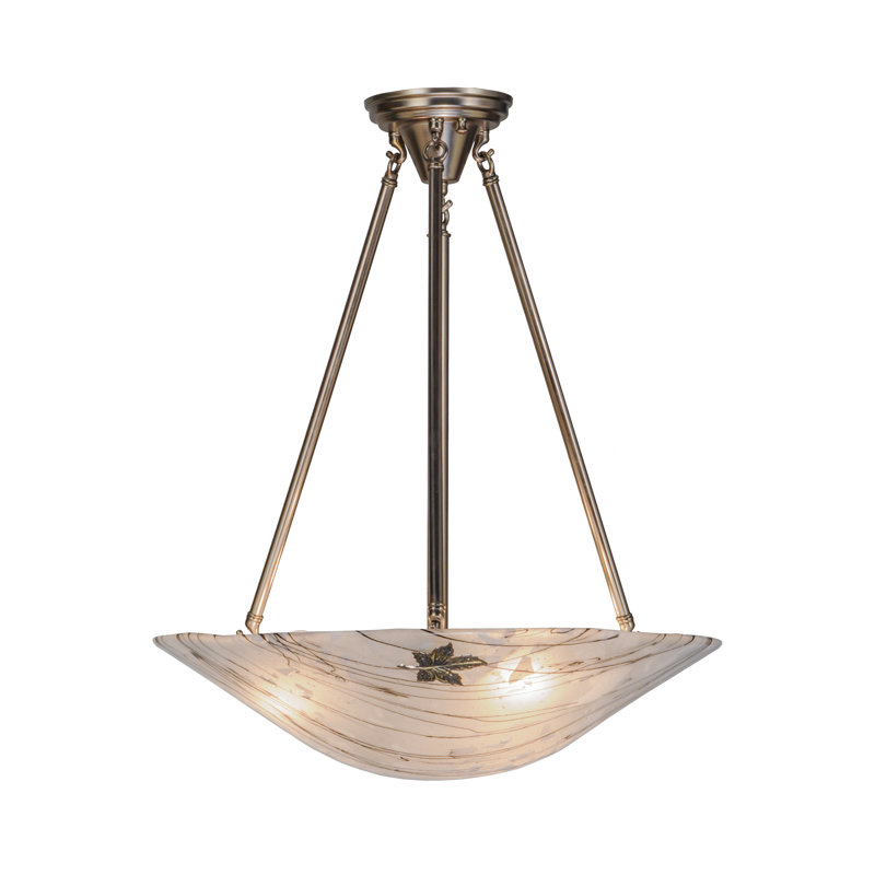 Metro Fusion 3 - Light Semi Flush Mount
