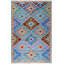 Tapis tissé à plat menthe Caseville