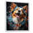 White Floater Framed