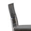 Chaise d’appoint en métal gris foncé Slavica