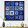 Boho Turkish Blue Tiles 3 - Boho Tiles, art mural en métal