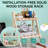 2-Tier Desktop Storage Organizer Countertop Storage Shelf Foldable 2 Tier Ladder