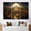 Judaïsme, Mont Moriah, sommet sacré mystérieux - Judaïsme, ensemble d'art sur toile-107742541-107742543