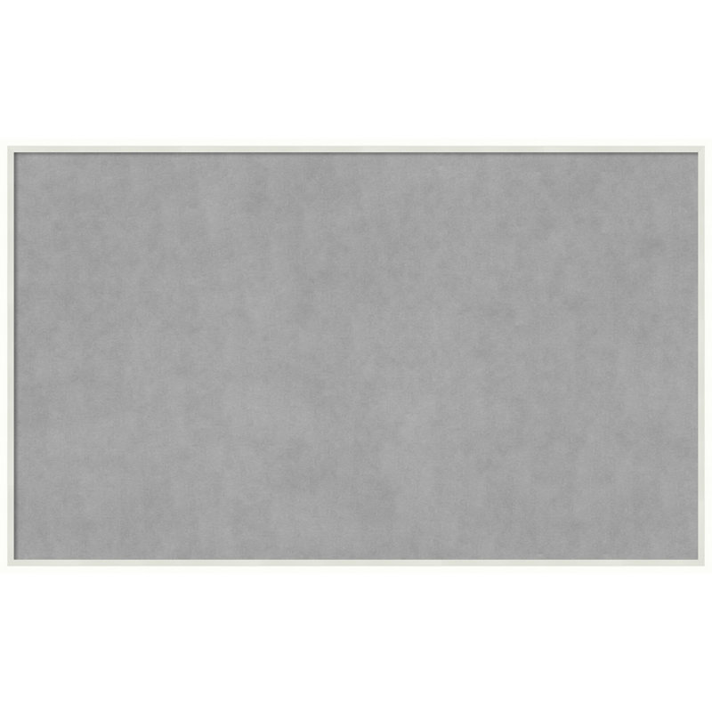 Tableau magnétique encadré blanc Lucie, H 25 po x l 41 po