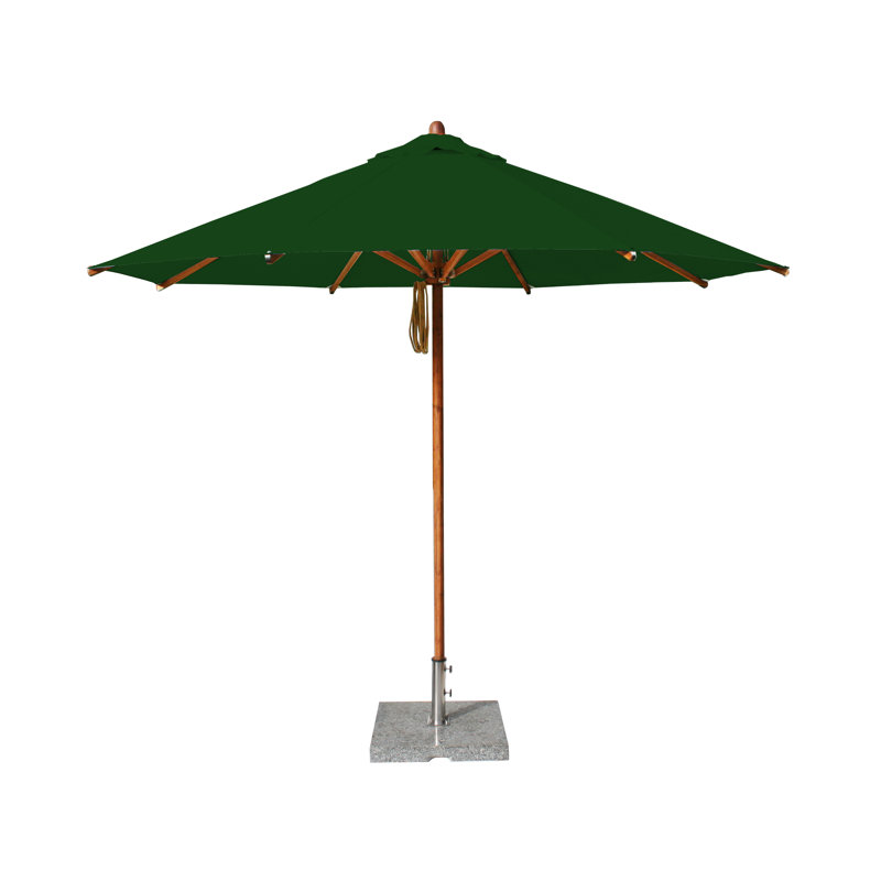 Yadira Market Parasol, Forest Green, 300 cm W x 300 cm D