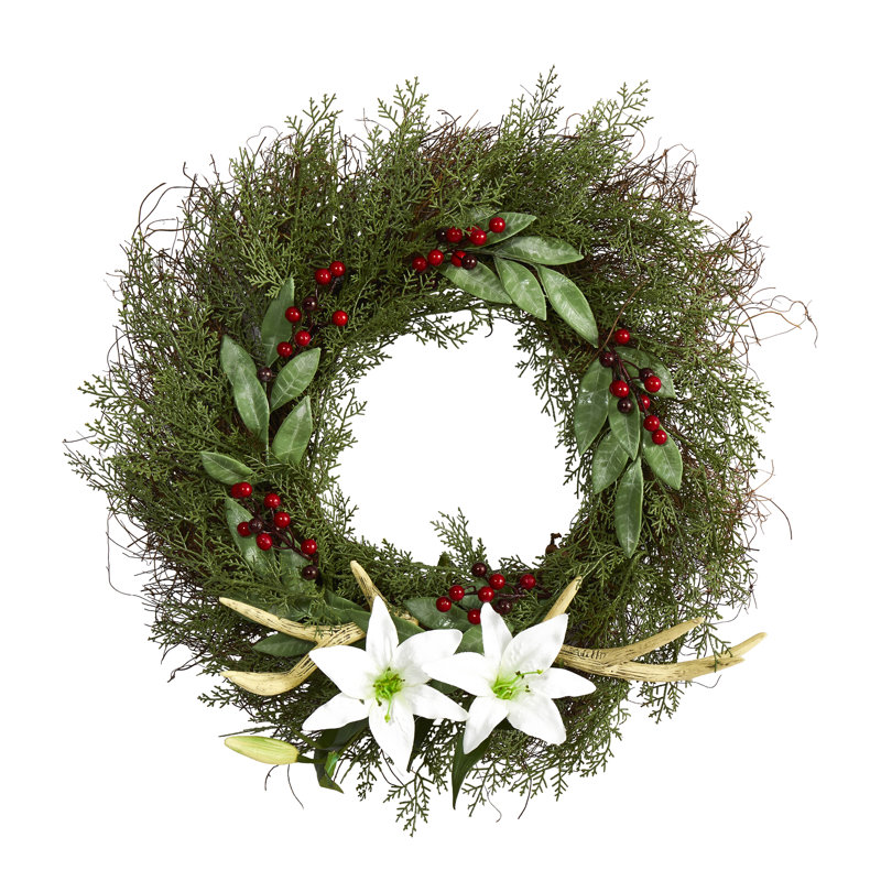 Faux Polyester 20'' Wreath