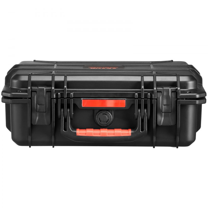 0.56 Cu.ft Weatherproof Hard Case with Handle Clips Padlock Holes PU Foam
