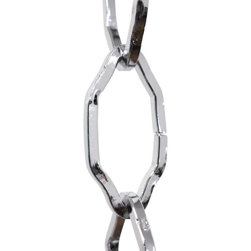 Decorative Cathedral Chandelier Chain (10 feet), Polished Chrome