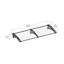 Canopia By Palram 273cm W x 86cm D Glass Clear Cover Retractable Door / Window Awning