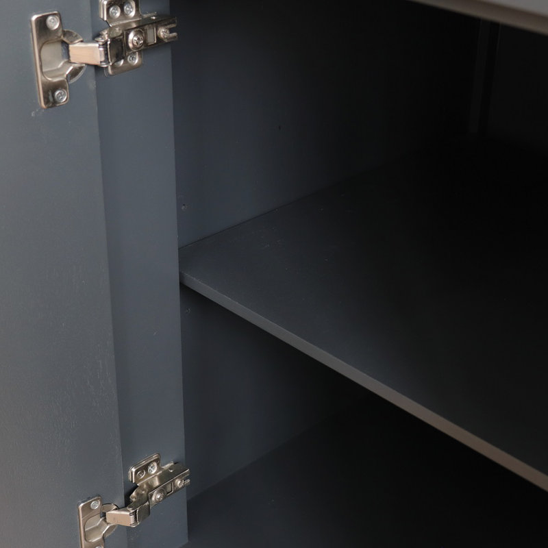 49'' Double Bathroom Vanity with Carrara Marble Top