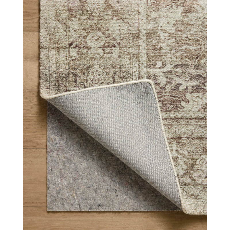 Tapis écorce / ivoire Magnolia Home par Joanna Gaines x Loloi Wimberly, Rectangle 8 pi 6 po x 11 pi 6 po