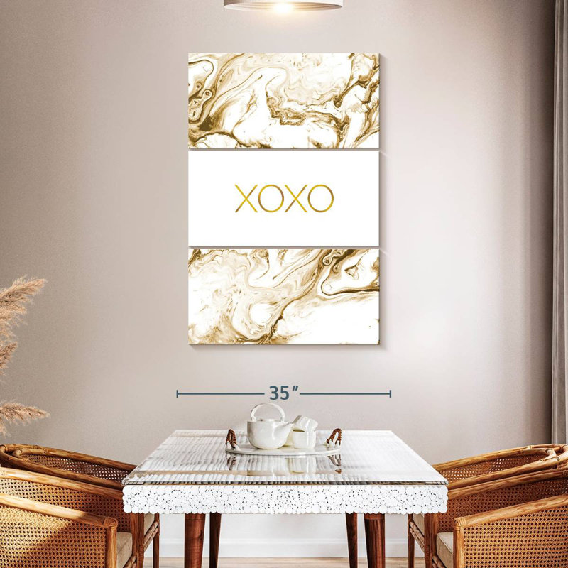 Tergel XOXO Typography, 32" H x 20" W