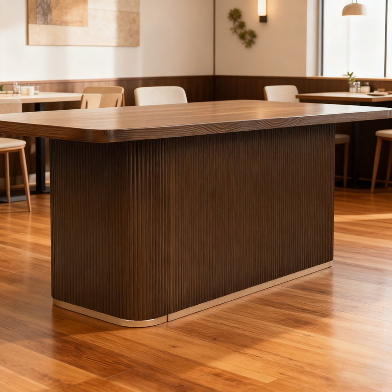 Table de salle à manger rectangulaire avec un design extensible, pour les réunions de famille et les espaces compacts, durable et élégant.