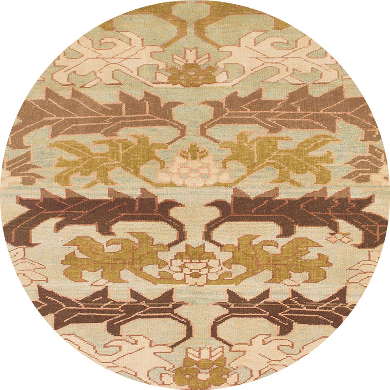 Tapis abstrait moderne 1238, Rond 6 pi