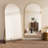 Oversized Arched Frameless Full Length Floor Mirror with Stand, Wall Mounted or Leaning Mirror for Bedroom, Home Gym, Living Room, Entryway-891723360-891723389