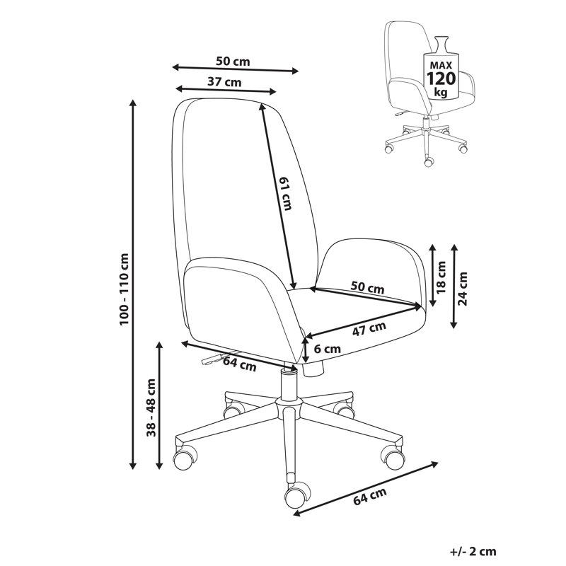 Fairmont Park Boucle Office Chair