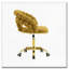 Chaise de bureau pivotante moderne en velours avec dossier à bulles, chaise de bureau roulante pour bureau-962378928